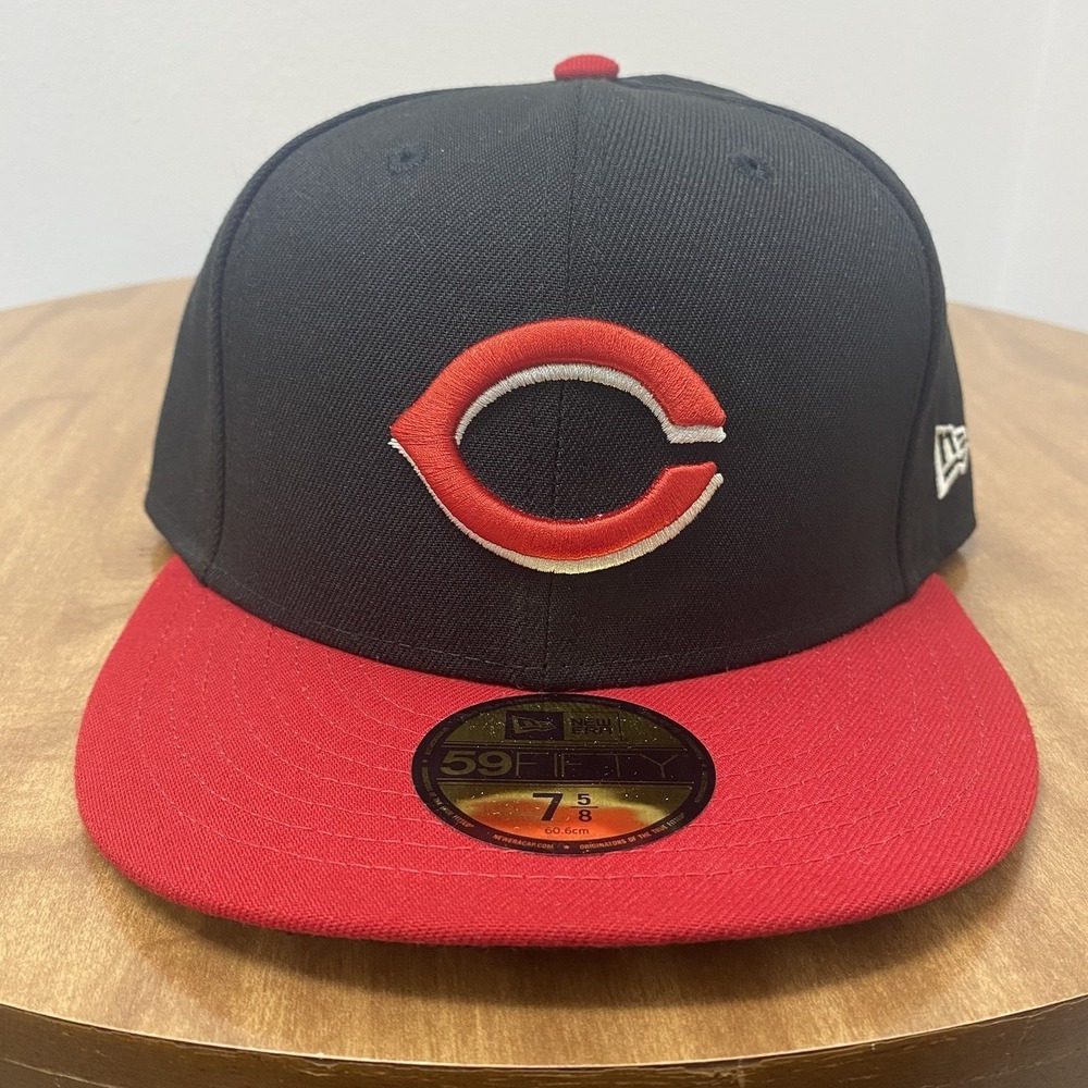 Cincinnati Reds 7 5/8‎ New Era Authentic On-Field 59FIFTY Fitted Hat cap MLB